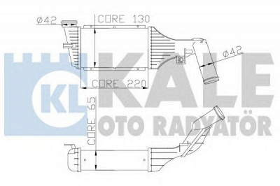 KALE OTO RADYATOR 345200 -  Интеркулер